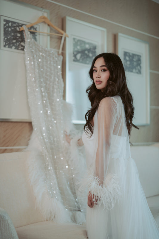 Cassandra Dressing Robe ( Tube Slipdress )