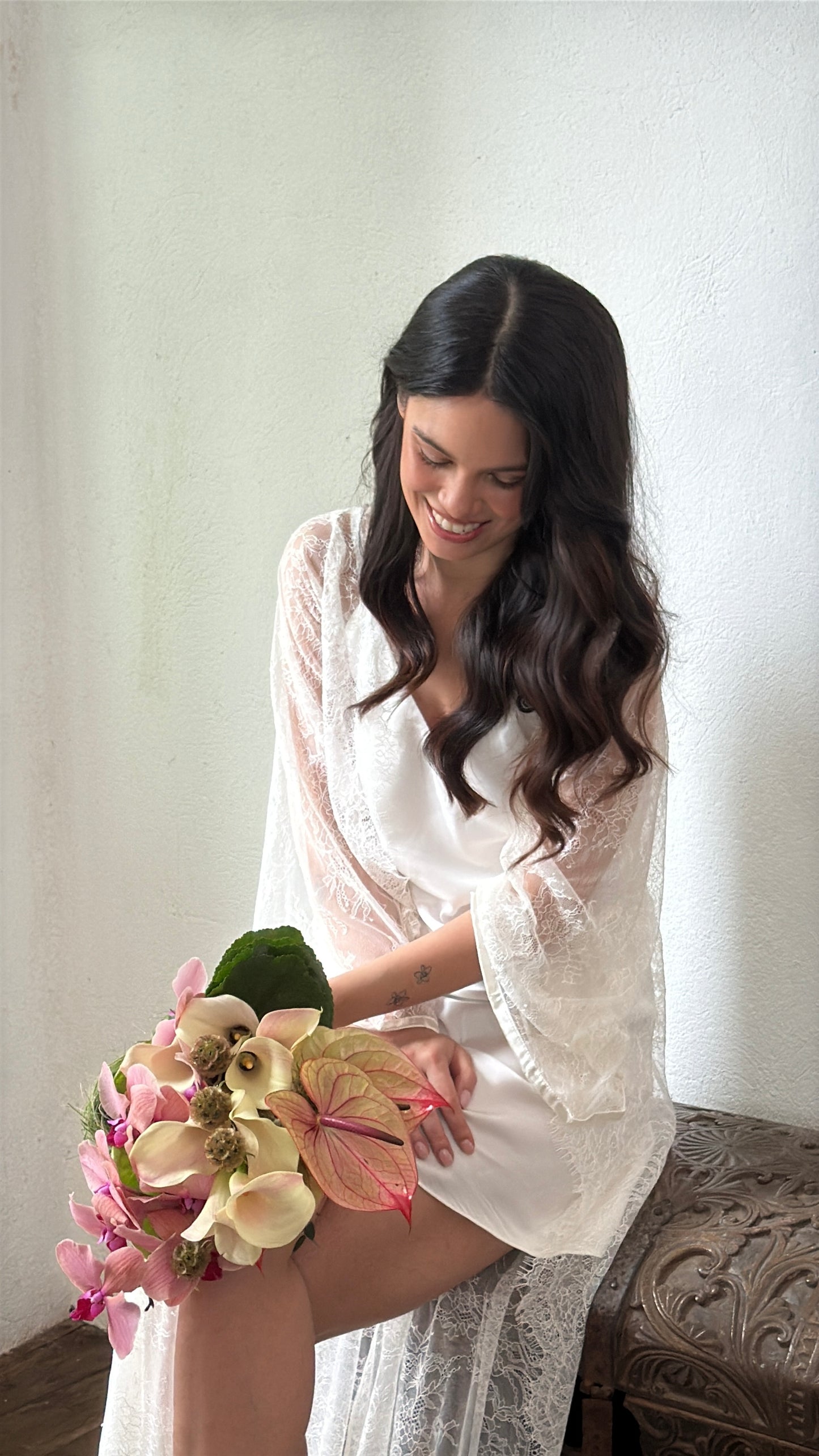 Ophelia Dressing Robe ( without scallop on sleeves )