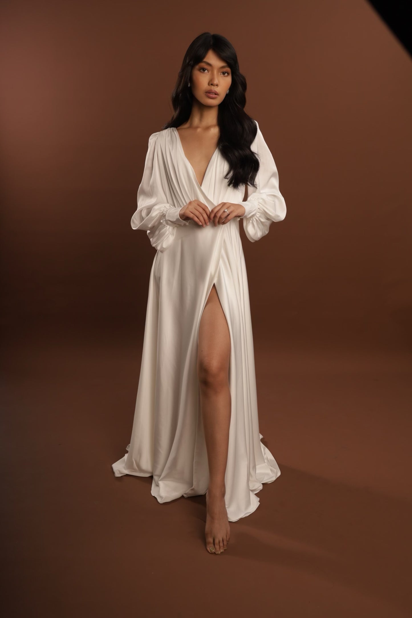 Emery Dressing Robe ( Italian Silk )