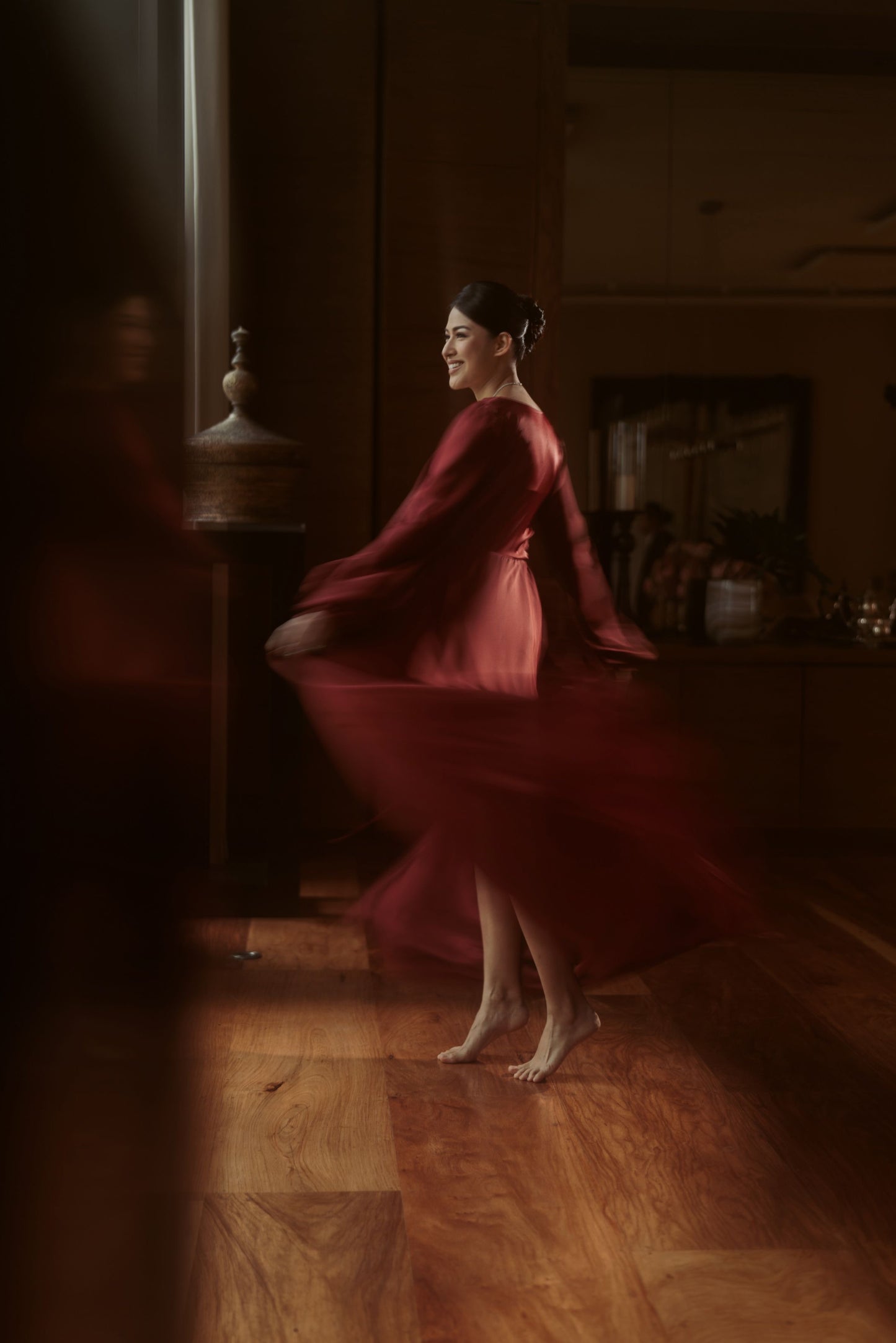 Ayla Dressing Robe ( italian silk )