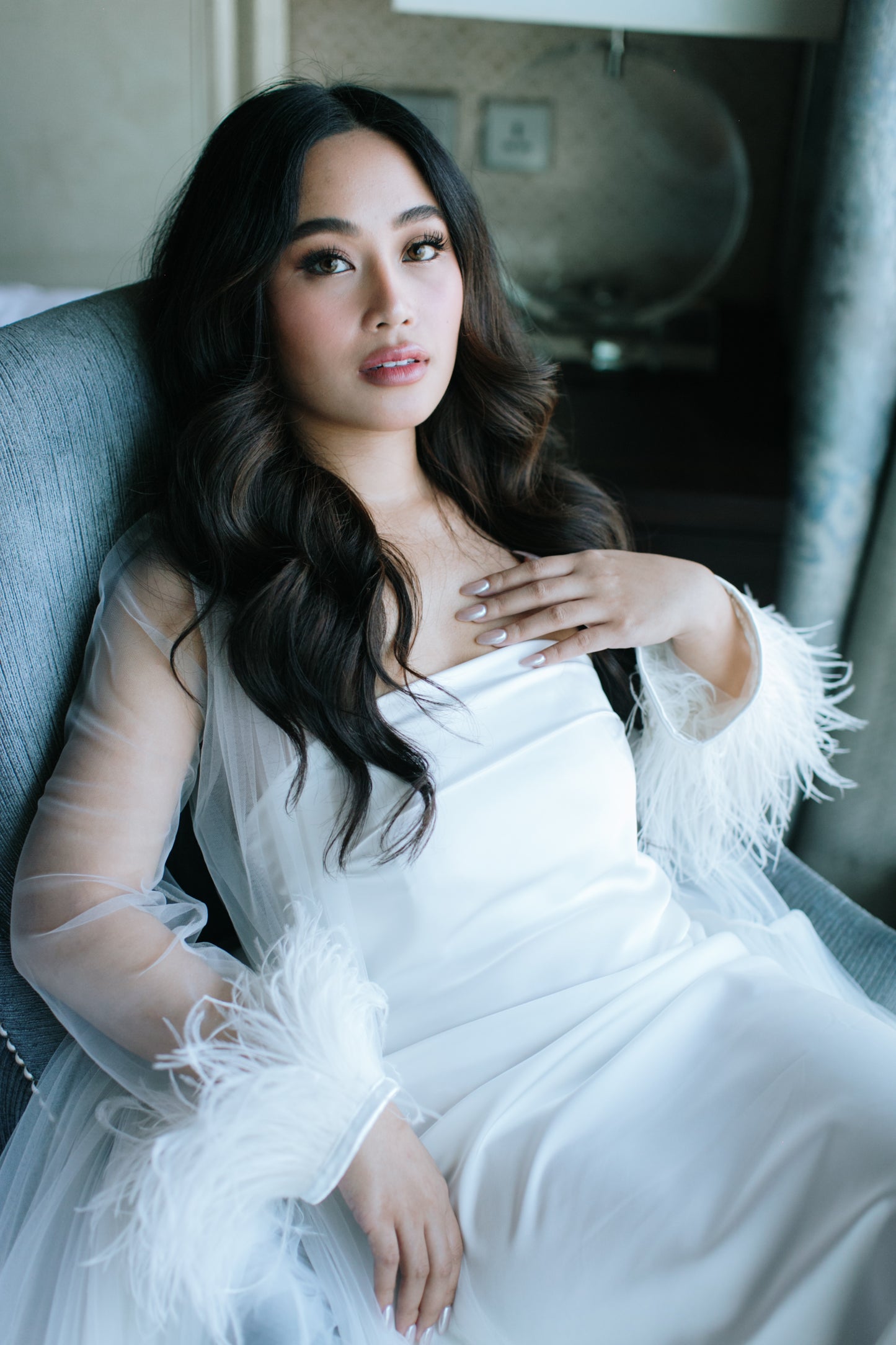 Cassandra Dressing Robe ( Tube Slipdress )