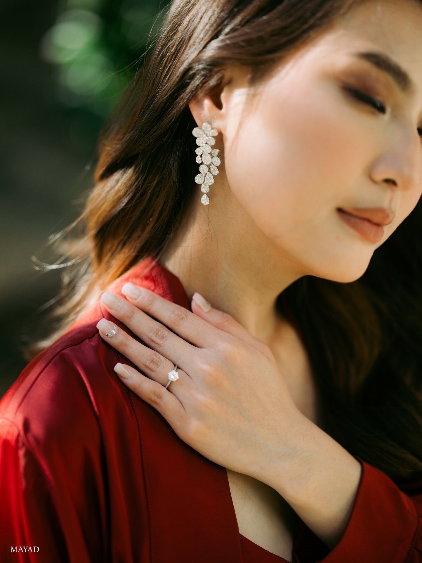 Elizabeth Dressing Robe ( italian silk )