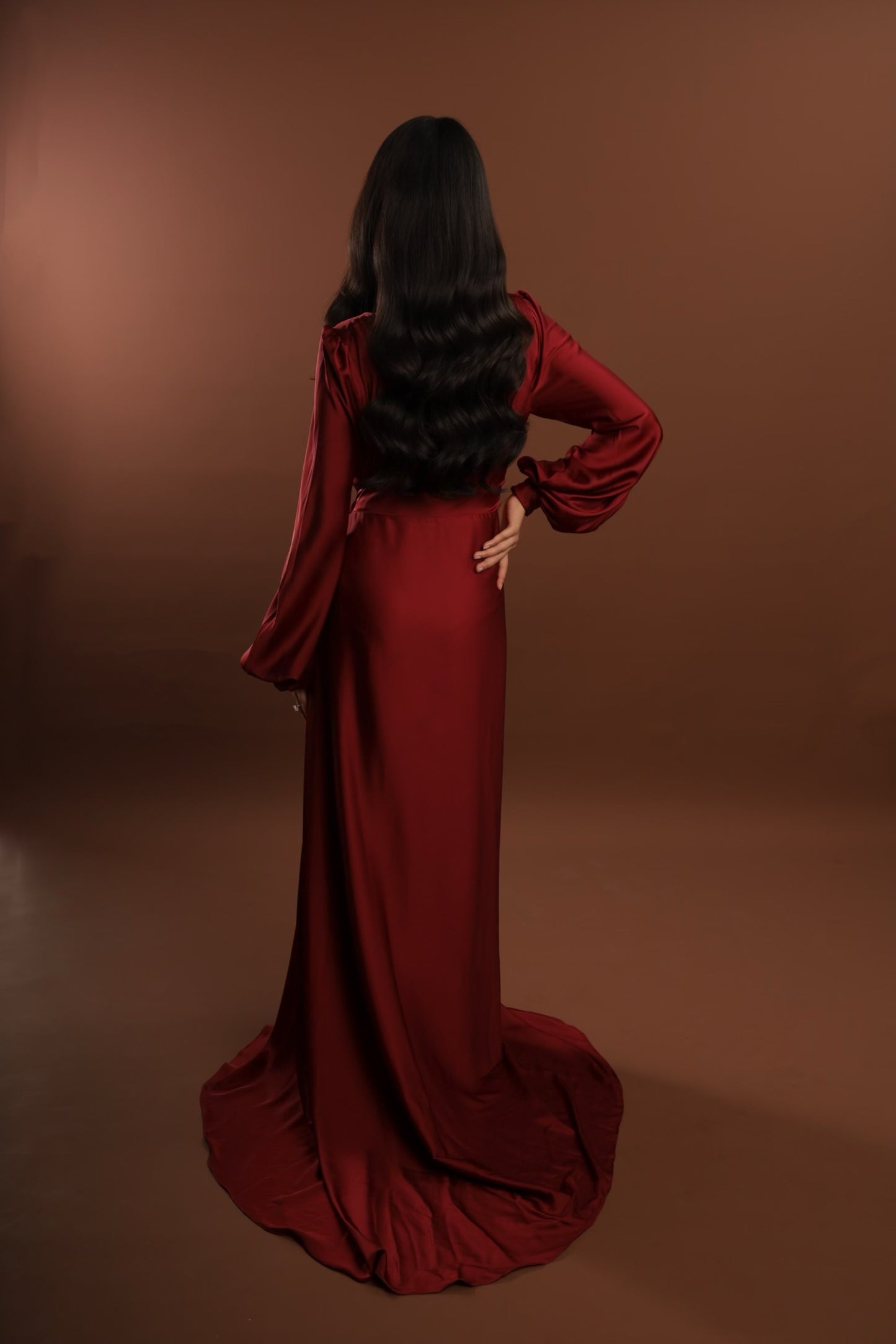 Ayla Dressing Robe ( italian silk )