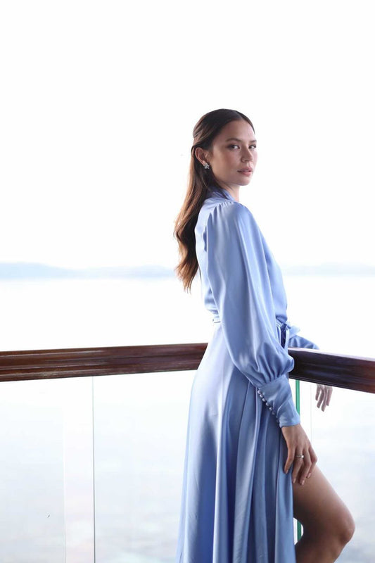 Elizabeth Dressing Robe ( italian silk )