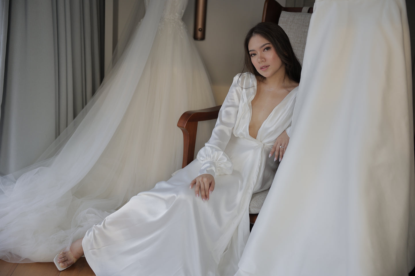 Emery Dressing Robe (Local Silk)